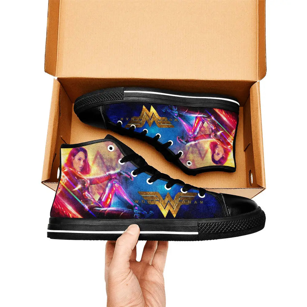 Wonder Woman Custom High Top Sneakers Shoes