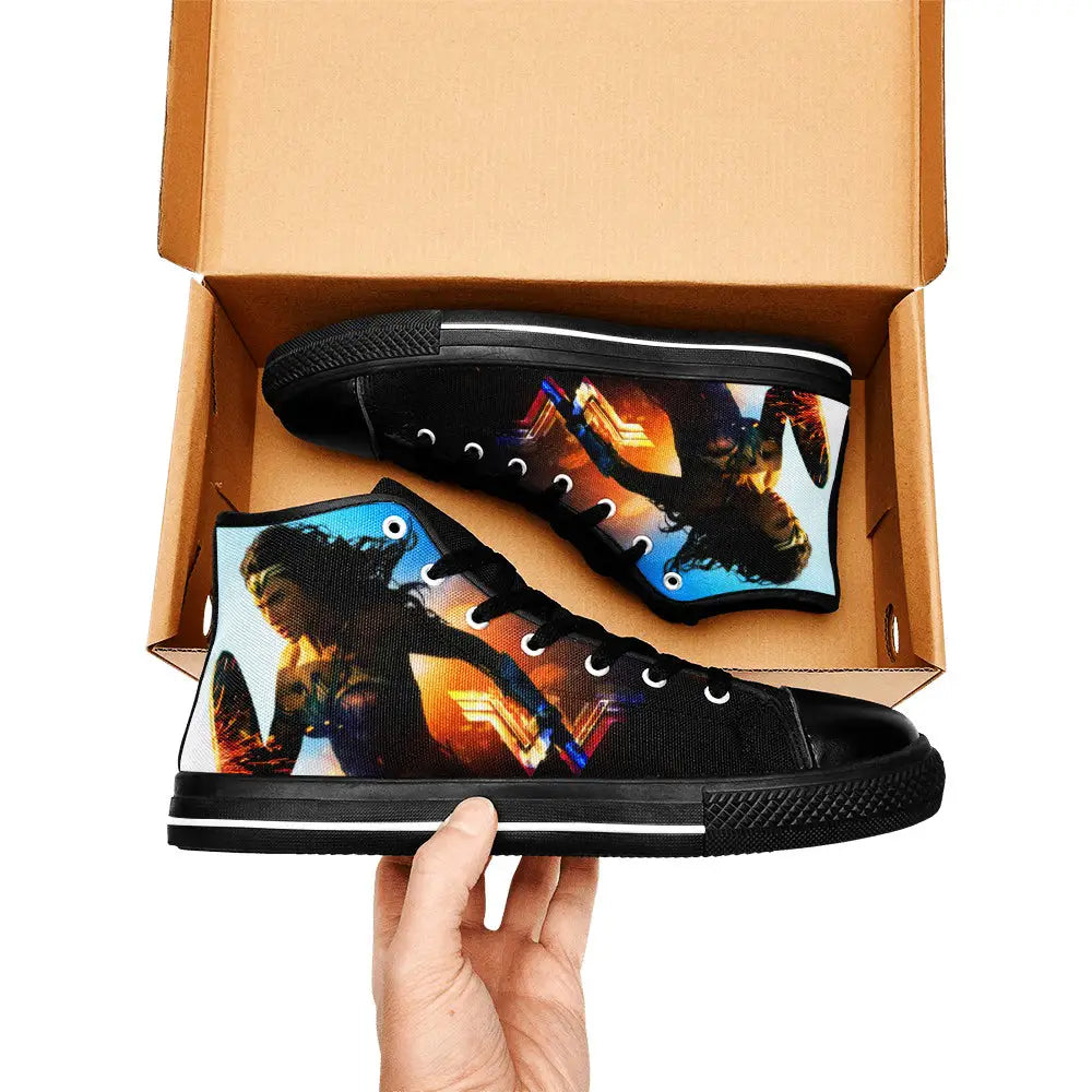 Wonder Woman Custom High Top Sneakers Shoes