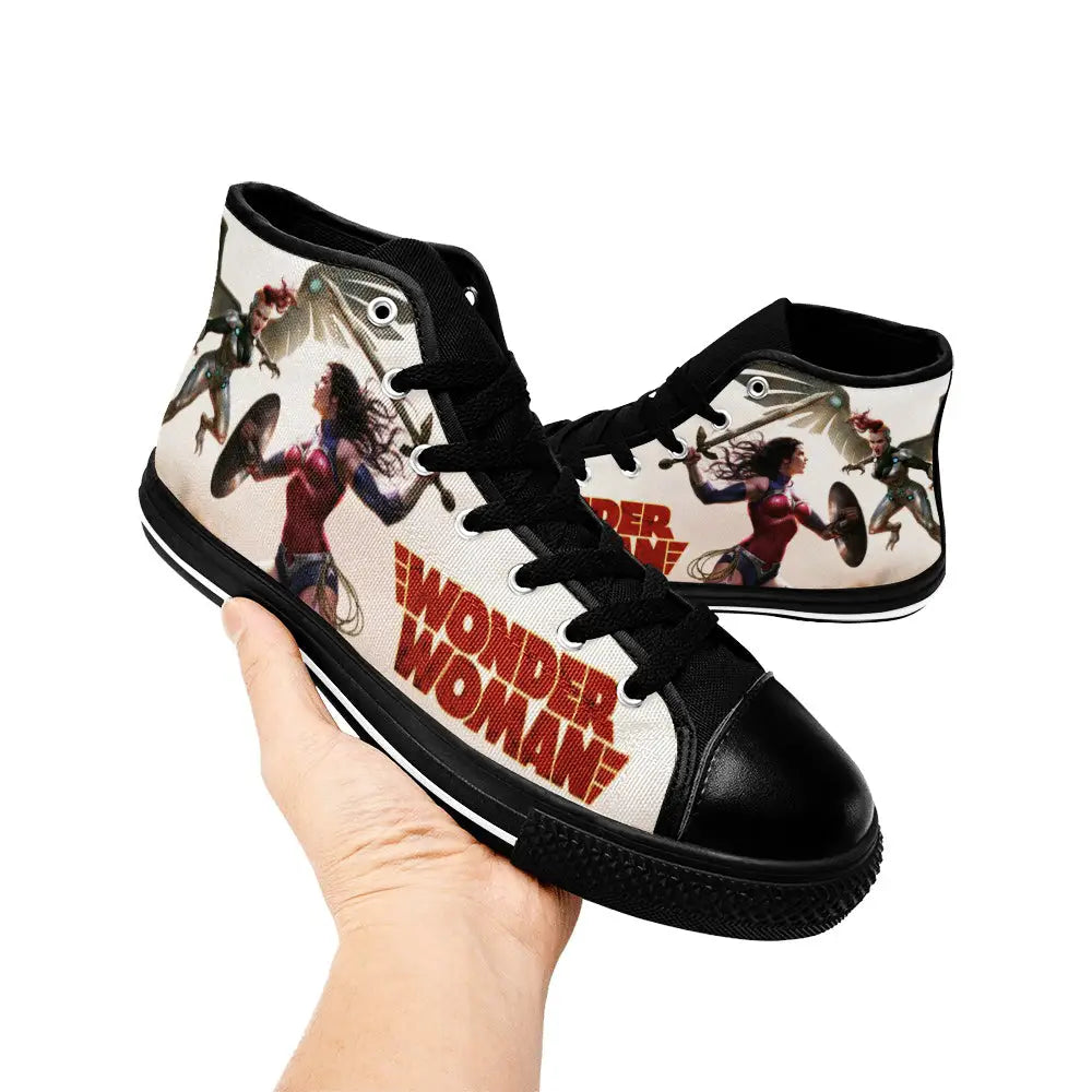 Wonder Woman Custom High Top Sneakers Shoes