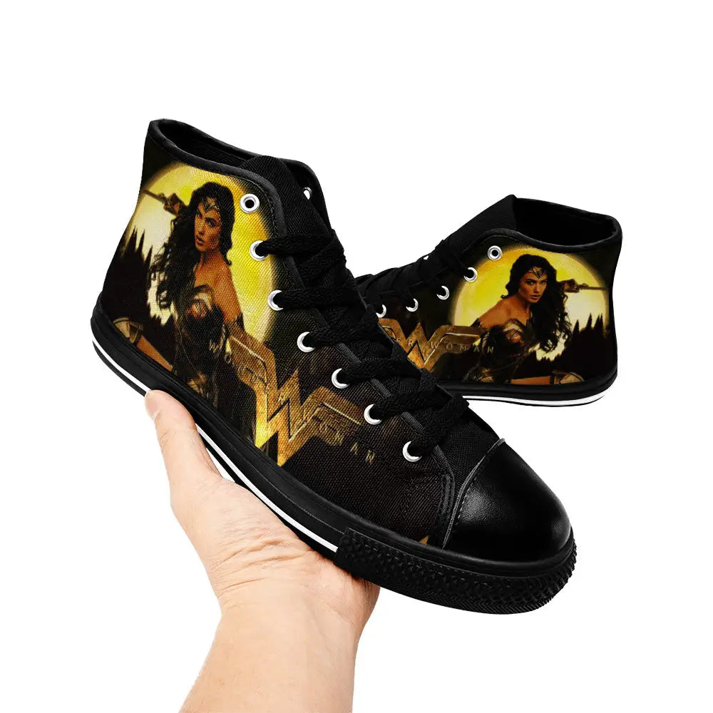 Wonder Woman Custom High Top Sneakers Shoes