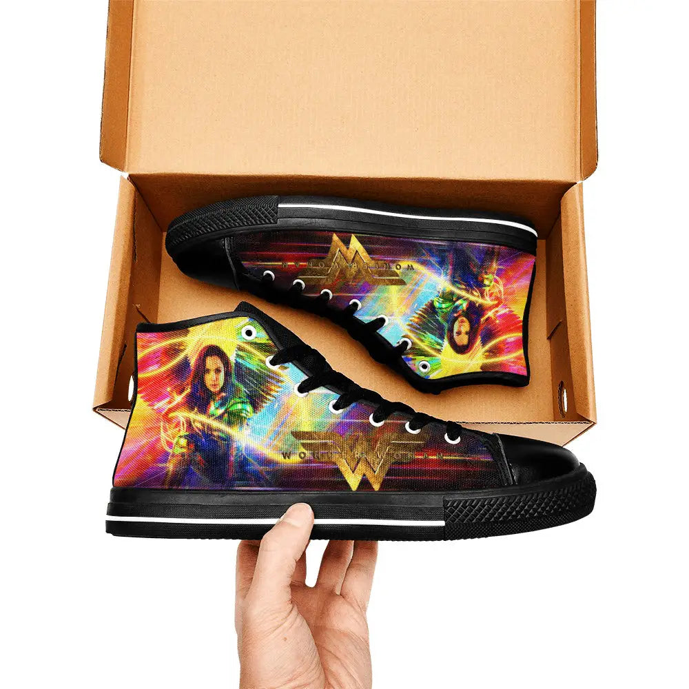 Wonder Woman Custom High Top Sneakers Shoes