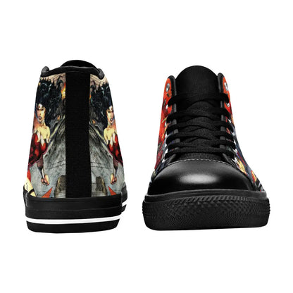 Wonder Woman Custom High Top Sneakers Shoes