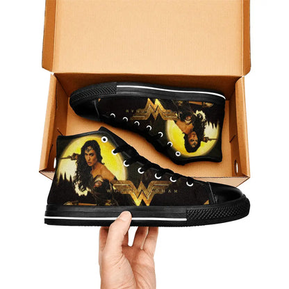 Wonder Woman Custom High Top Sneakers Shoes