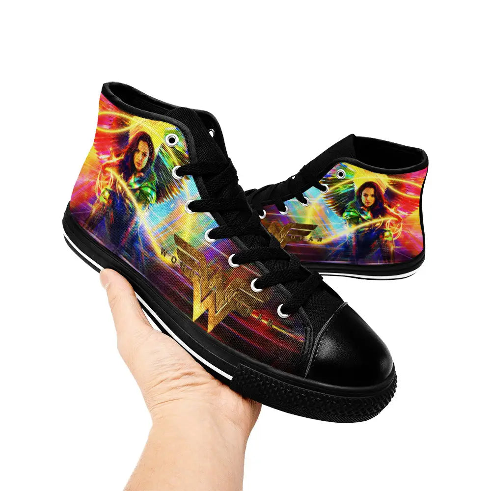 Wonder Woman Custom High Top Sneakers Shoes