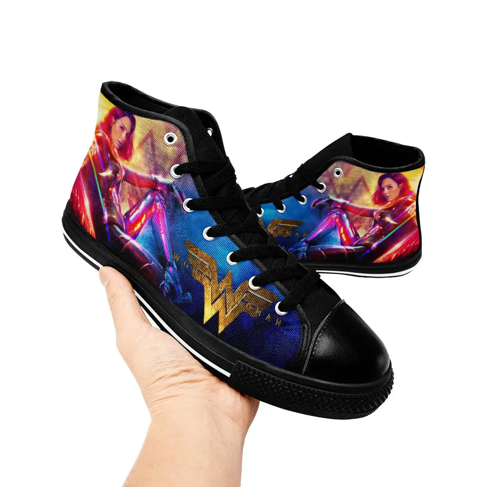 Wonder Woman Custom High Top Sneakers Shoes