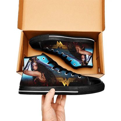 Wonder Woman Custom High Top Sneakers Shoes