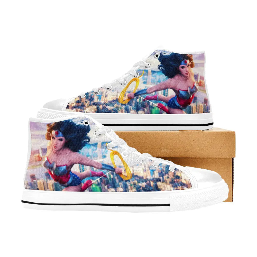 Wonder Woman Custom High Top Sneakers Shoes