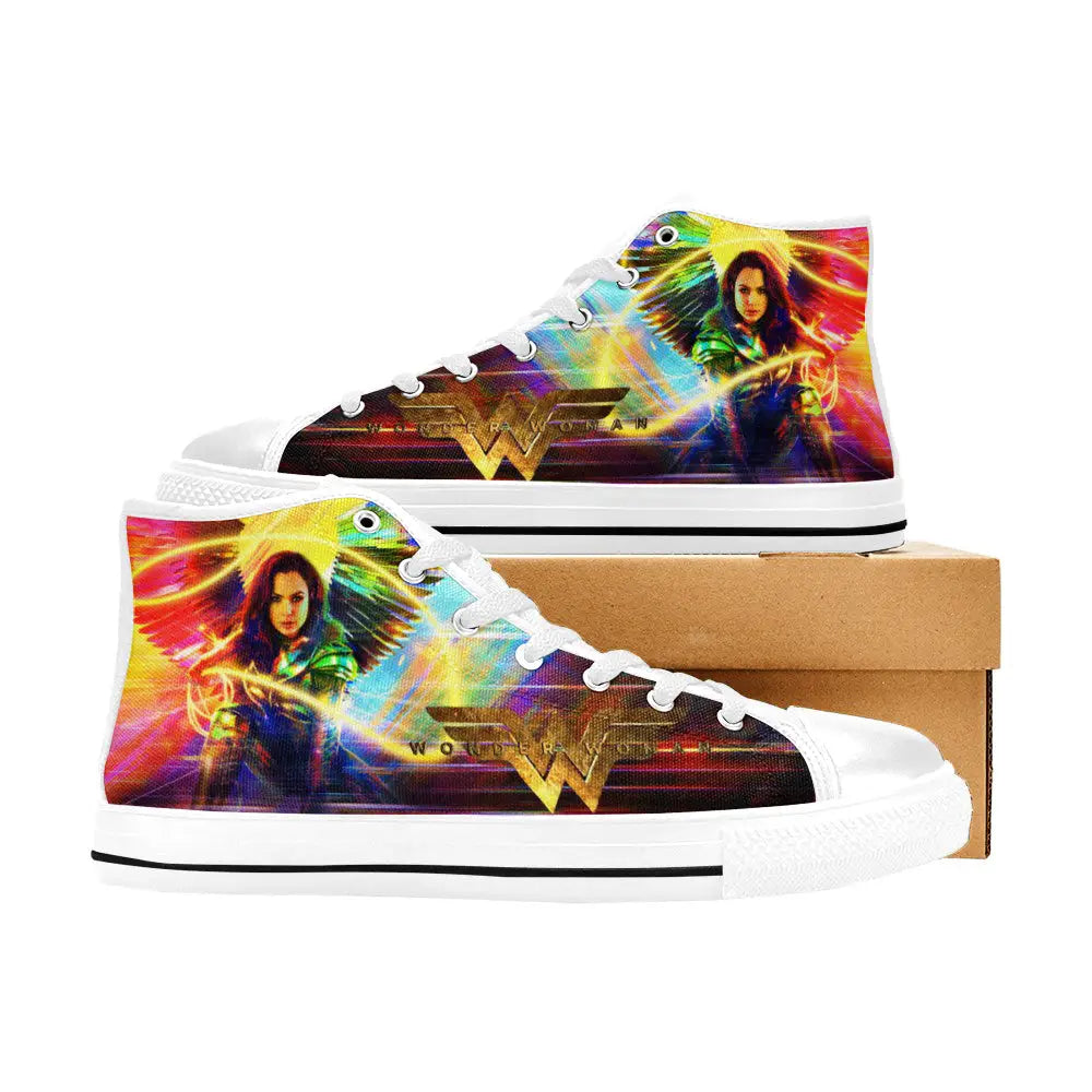 Wonder Woman Custom High Top Sneakers Shoes