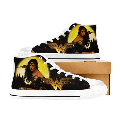 Wonder Woman Custom High Top Sneakers Shoes