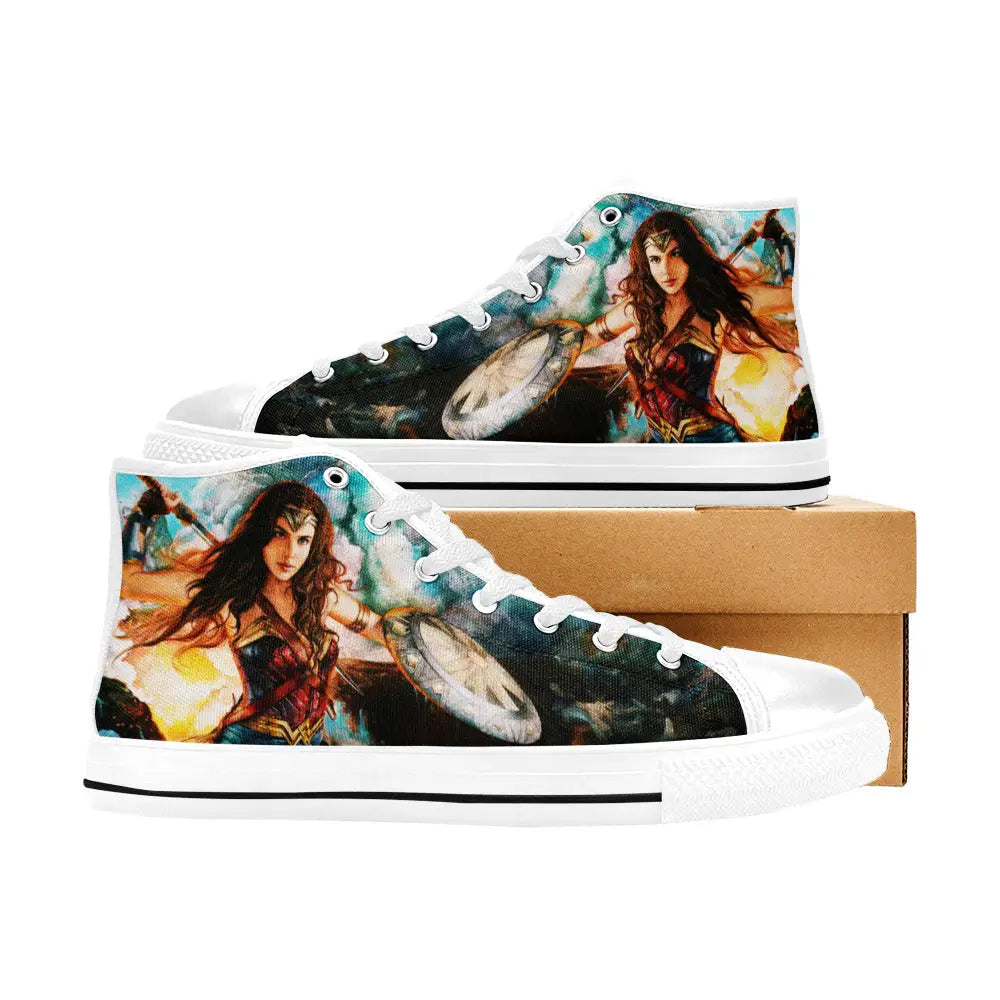 Wonder Woman Custom High Top Sneakers Shoes