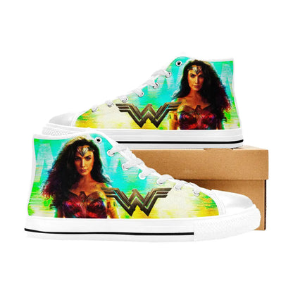 Wonder Woman Custom High Top Sneakers Shoes