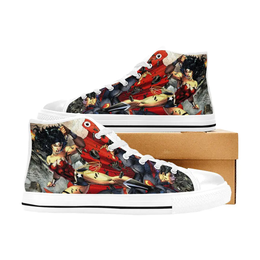 Wonder Woman Custom High Top Sneakers Shoes