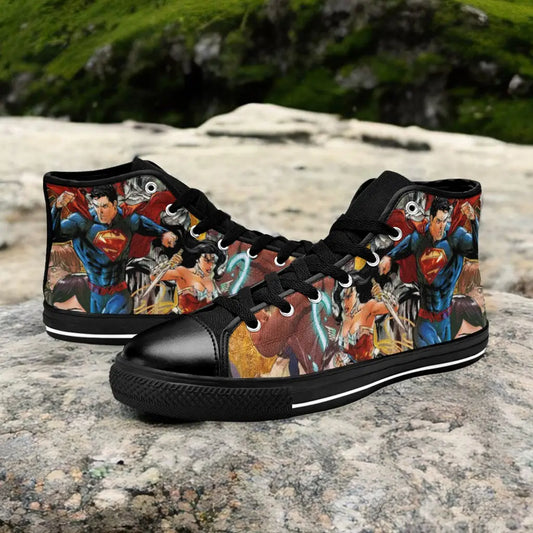 Wonder Woman Superman Custom High Top Sneakers Shoes