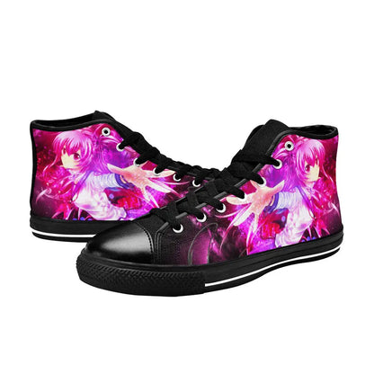 Yui Angel Beats Custom High Top Sneakers Shoes